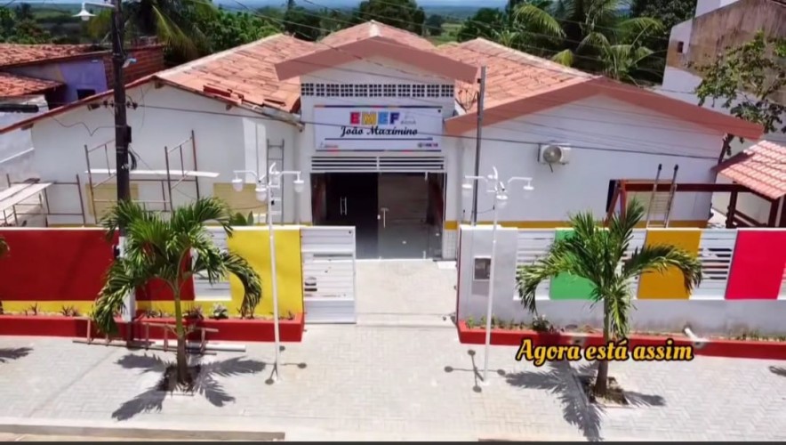 Escola João Maximino no sítio Bonita foi entregue totalmente reformada